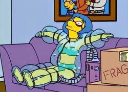 Enlace a Uno de mis sueños genuinos cuando era pequeño era tener ese puto traje Jacuzzi de la mamá de Milhouse