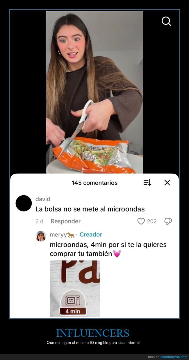 microondas,bolsa,instrucciones,comentarios,cocina