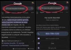 Enlace a Depende de quién grite, te sale un teléfono u “hablemos de ello”