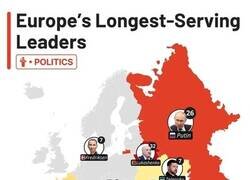 Enlace a Los líderes europeos con mandatos más largos