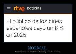Enlace a El público en los cines cayó