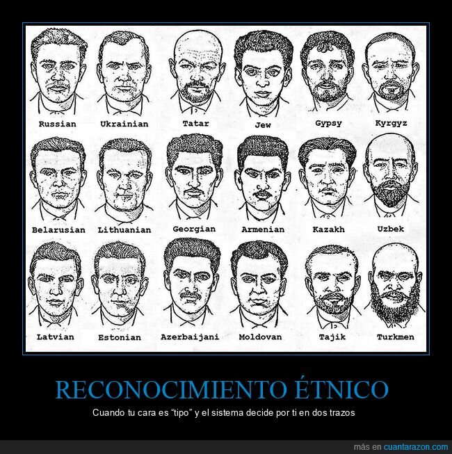 sovi&eacute;tico,polic&iacute;a,retratos,estereotipos,clasificaci&oacute;n