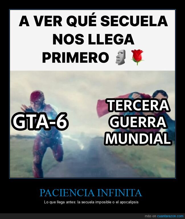 GTA6,guerra,secuelas,espera,videojuegos