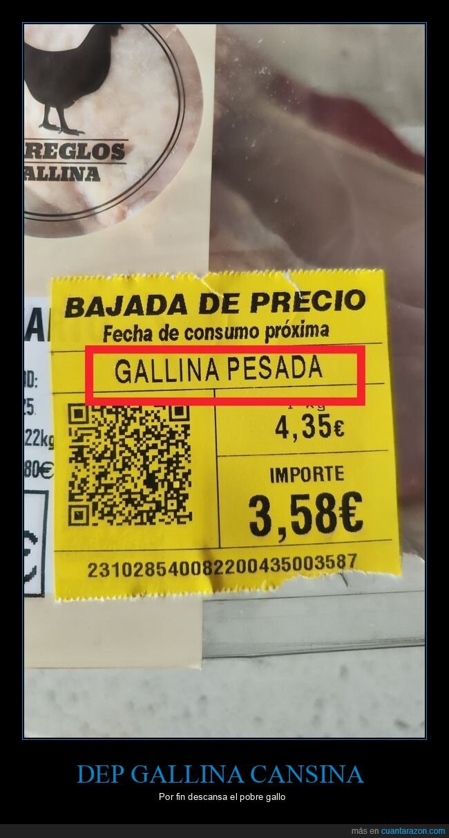 supermercado,rebaja,etiqueta,gallina,agotamiento