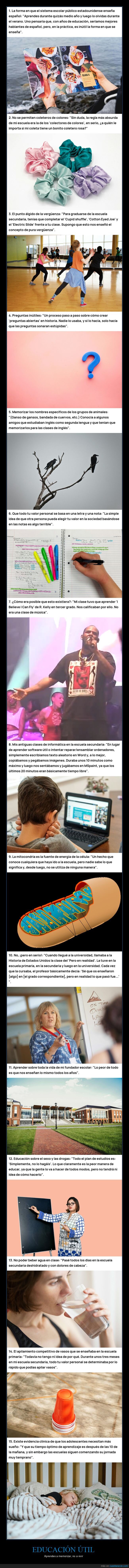 escuela,educaci&oacute;n,ex&aacute;menes,absurdo,aprendizaje