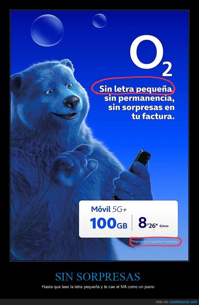 letrapeque&ntilde;a,oferta,factura,IVA,publicidad