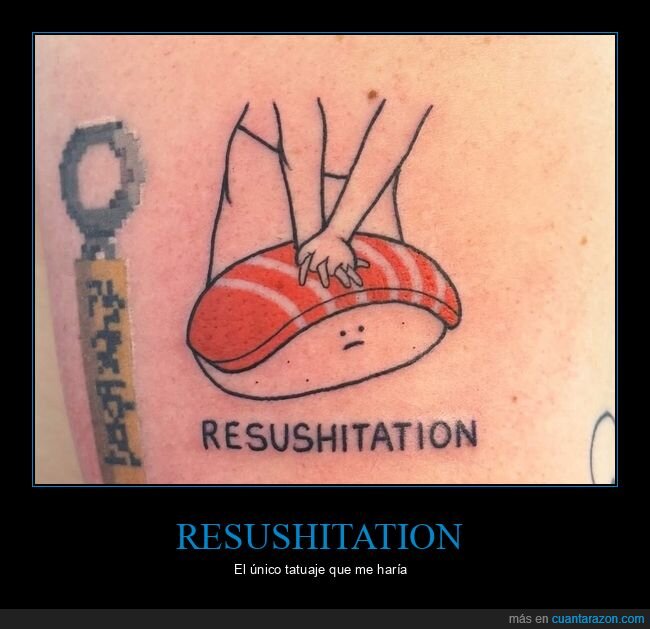 tatuajes,sushi,resucitacion,dise&ntilde;o,absurdo