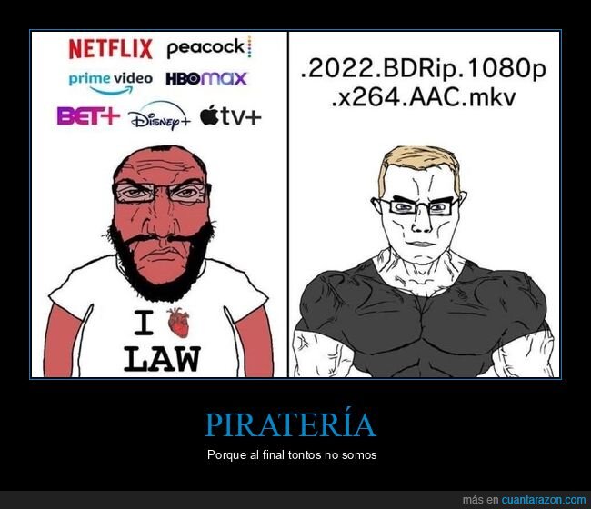 suscripciones,streaming,pirater&iacute;a,mkv,comparaci&oacute;n