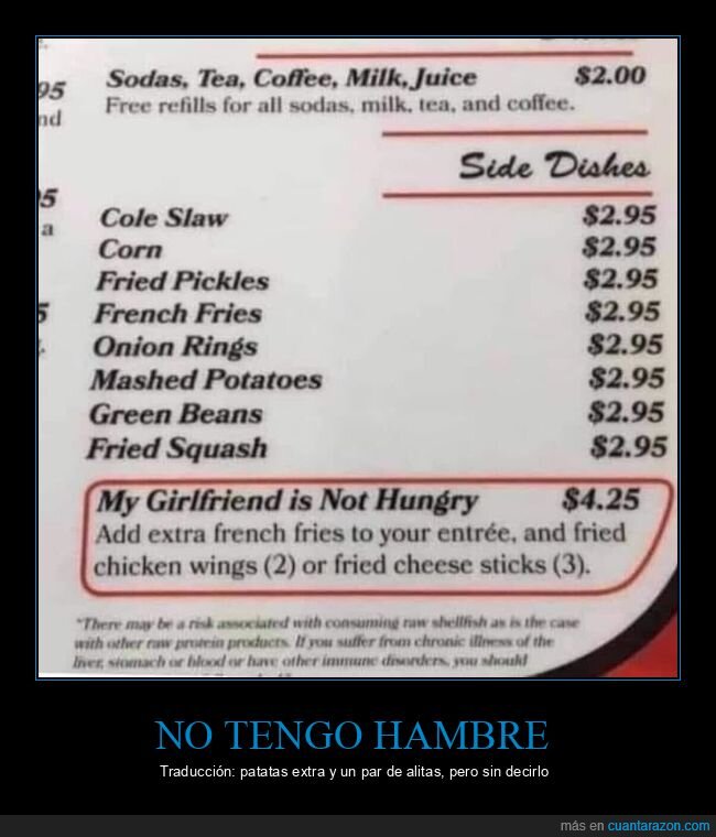 menu,novia,hambre,patatas,restaurante