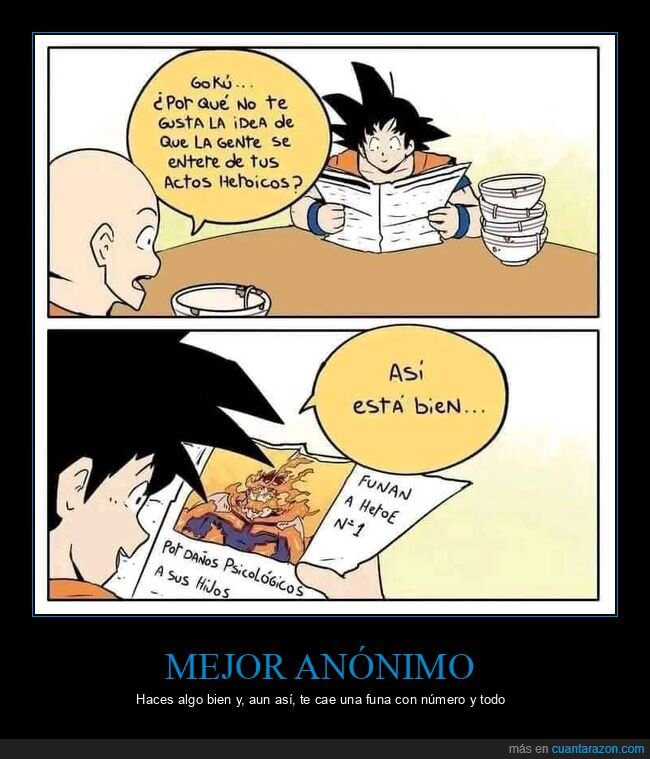 Goku,Krillin,funa,h&eacute;roe,noticias