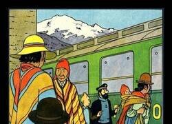 Enlace a Tintín en la Línea 1 de Madrid