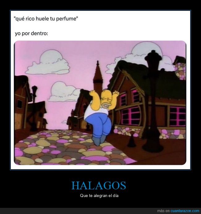 perfume,cumplido,huida,p&aacute;nico,Simpsons