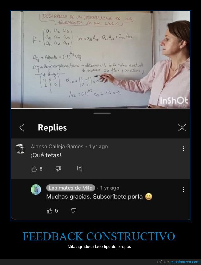 matem&aacute;ticas,pizarra,comentarios,YouTube,suscripci&oacute;n