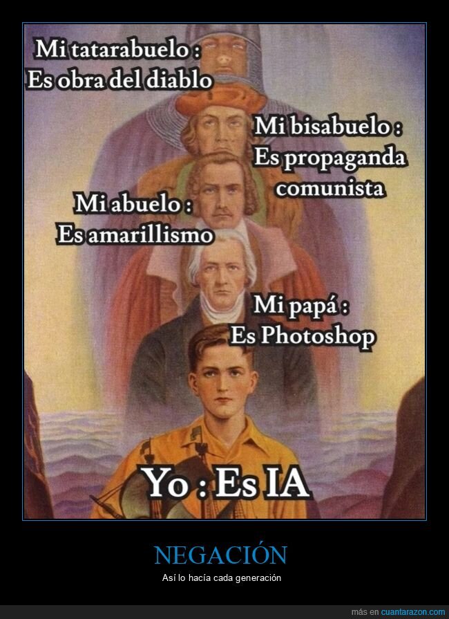 familia,generaciones,negacionismo,Photoshop,IA