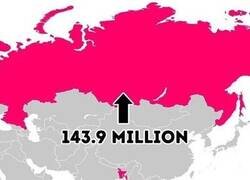 Enlace a Bangladesh tiene una población significativamente mayor que Rusia, a pesar de ser inmensamente más pequeño
