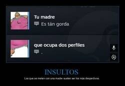 Enlace a Tan gorda que ocupa dos perfiles