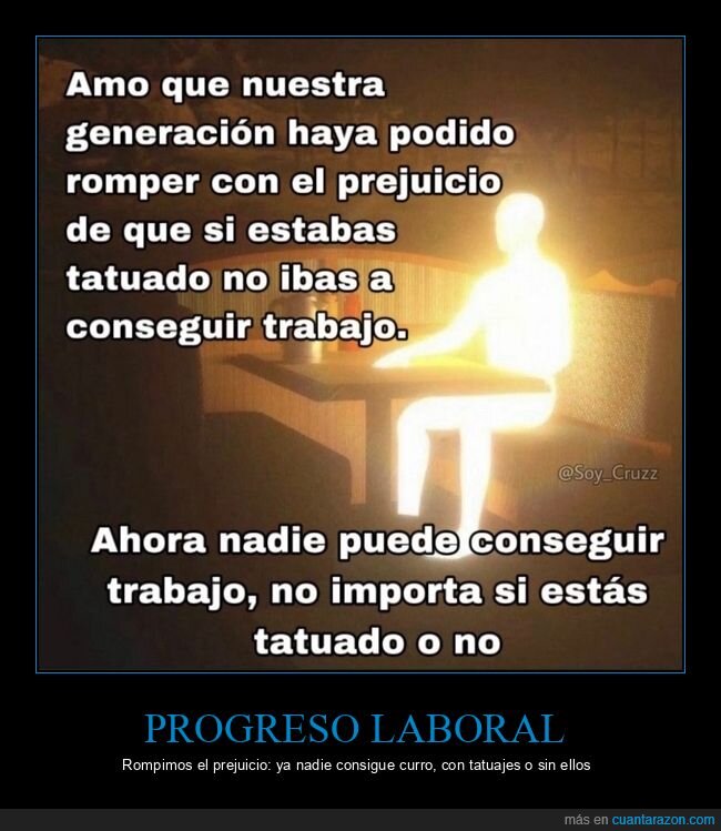 trabajo,tatuajes,desempleo,generacion,prejuicio