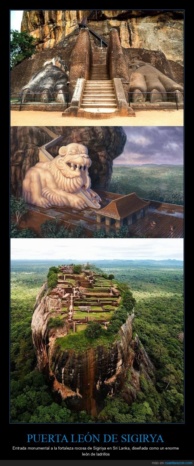 Sigiriya,SriLanka,fortaleza,leon,ruinas