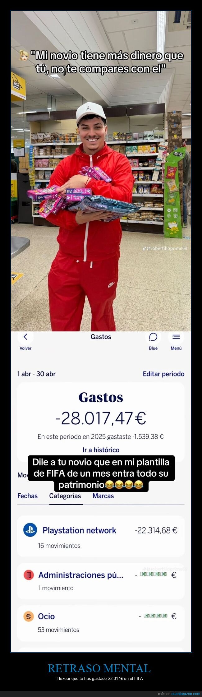 FIFA,gastos,PlayStation,derroche,flexeo