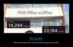 Enlace a La diferencia de altura al contar pasos