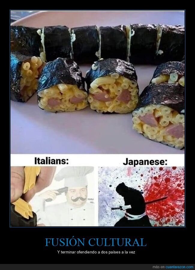 sushi,macarrones,fusi&oacute;n,italianos,japoneses