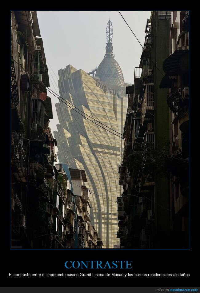 Macau,casino,contraste,desigualdad,urbanismo