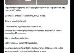 Enlace a En 1999, un americano gastó 3.140$ en flanes de chocolate. A cambio recibió 1.253.000 millas aéreas