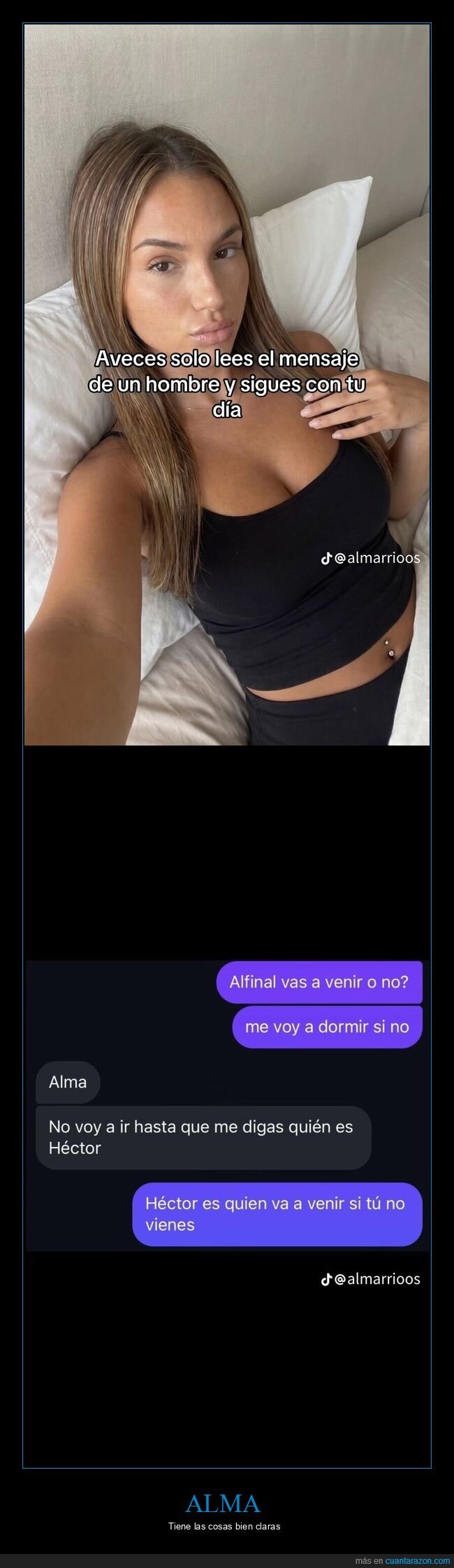 Alma,H&eacute;ctor,whatsapp,celos,visto