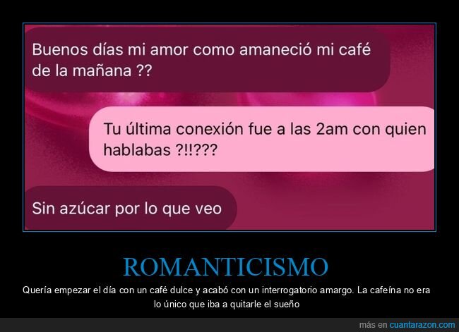 caf&eacute;,celos,whatsapp,conversaci&oacute;n,control