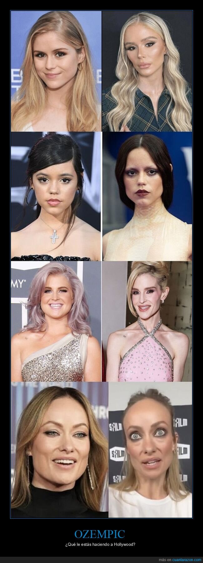 apocalipsis,Hollywood,actrices,retoque,transformaci&oacute;n