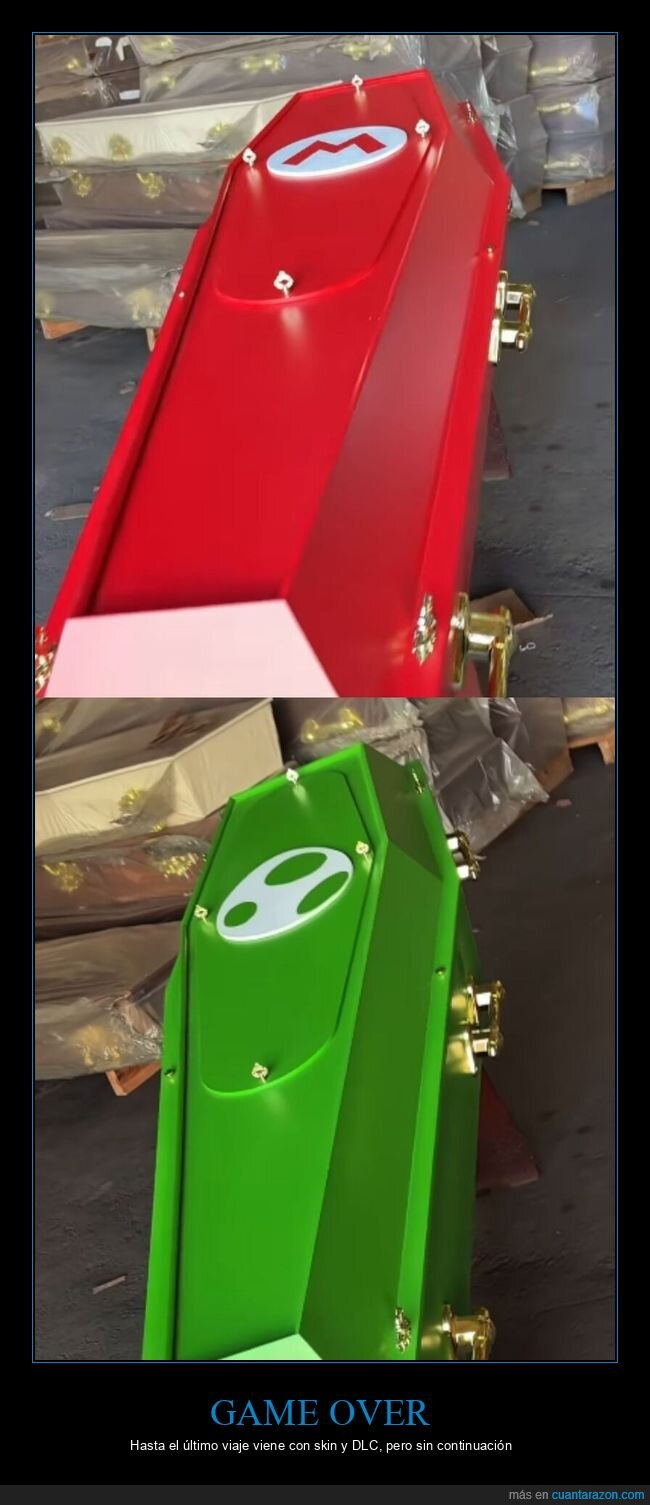 ata&uacute;des,Mario,Luigi,funeraria,videojuegos