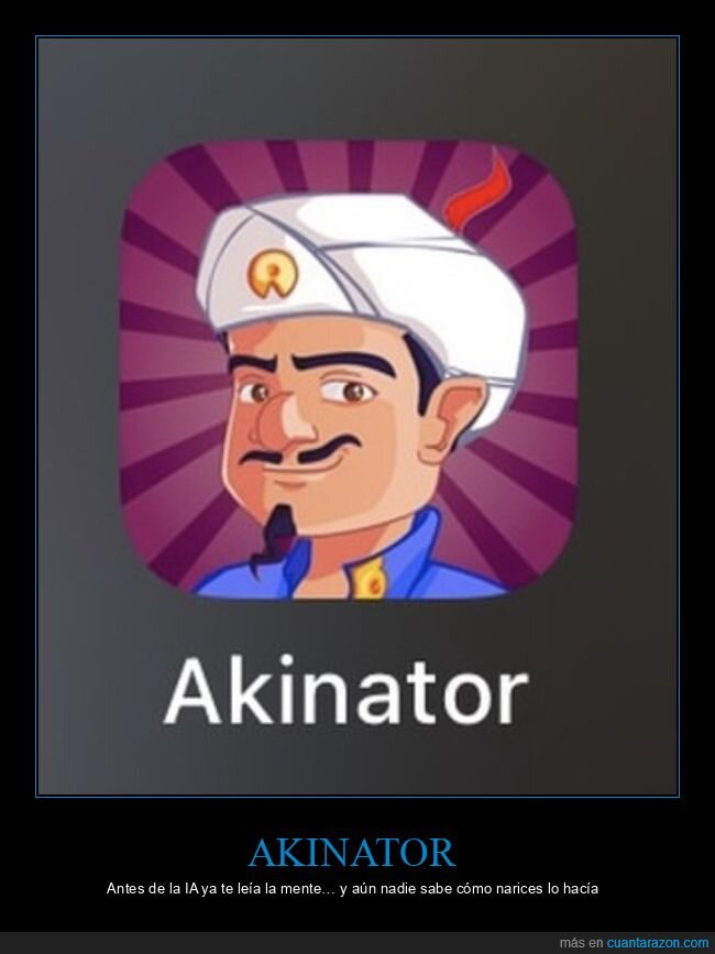 Akinator,adivinanza,nostalgia,internet,magia