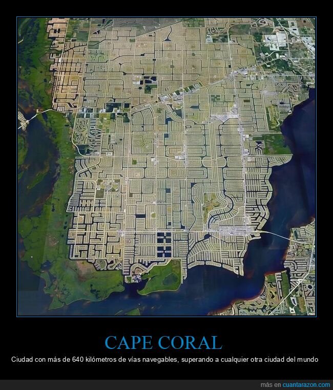 canales,urbanismo,laberinto,Florida,CapeCoral