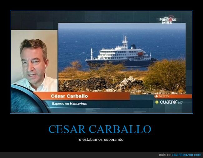 hantavirus,crucero,barco,cesar carballo