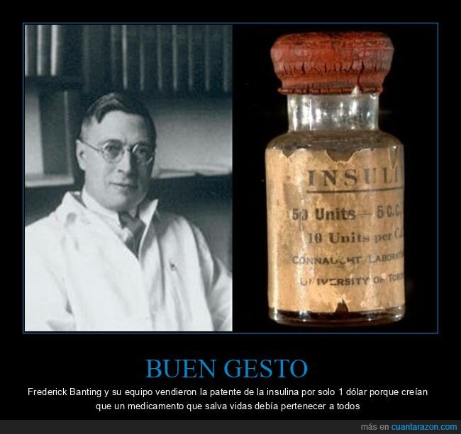 insulina,patente,farmaceuticas,precios,capitalismo