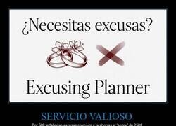 Enlace a Te organiza el día con excusas para no poder ir a la boda
