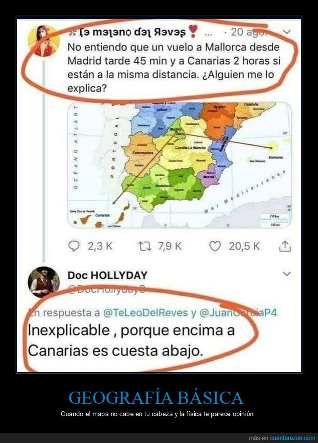 geograf&iacute;a,vuelos,Canarias,Mallorca,confusi&oacute;n