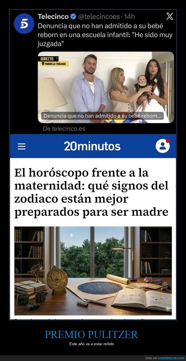 periodismo,Telecinco,hor&oacute;scopo,reborn,titulares