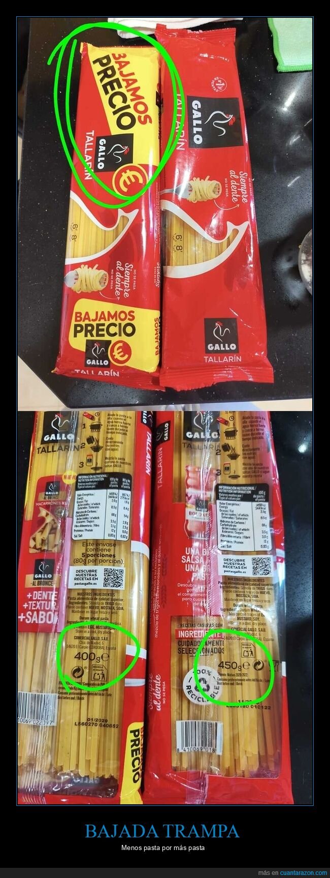 pasta,precio,oferta,timo,supermercado