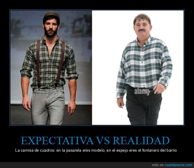 moda,cuadros,autoenga&ntilde;o,camisa,expectativas