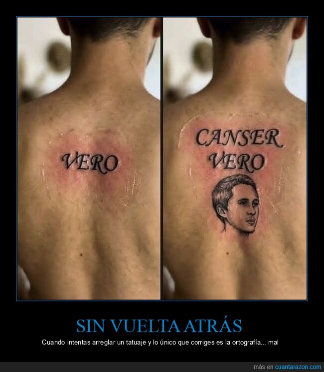tatuaje,correcci&oacute;n,ortograf&iacute;a,arrepentimiento,espalda