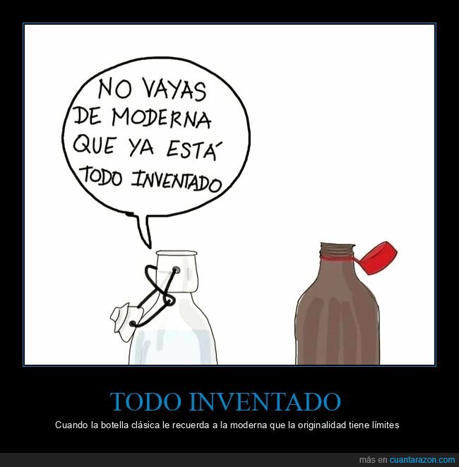 botella,innovaci&oacute;n,tradici&oacute;n,rivalidad,dise&ntilde;o