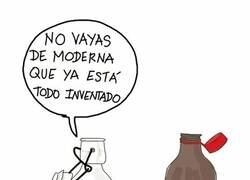 Enlace a La botella de toda la vida explicándote que el minimalismo ya existía antes de tu abuela