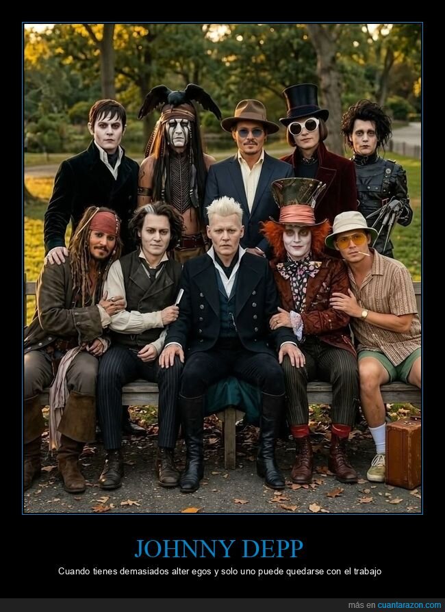 Johnny Depp,personajes,disfraz,actuaci&oacute;n,identidad