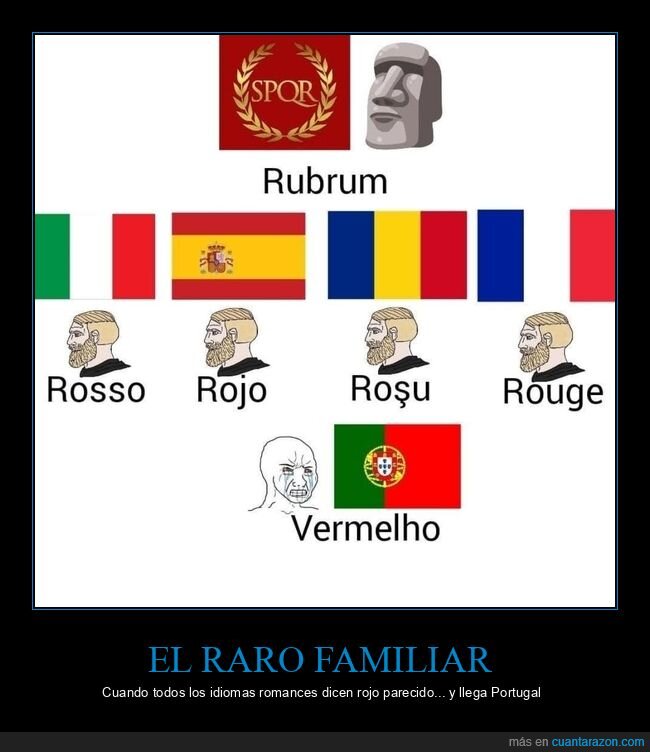 Portugal,lat&iacute;n,lenguas,romanticismo,rareza