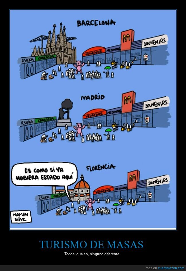 turismo,masas,ciudades,souvenirs,aglomeraci&oacute;n