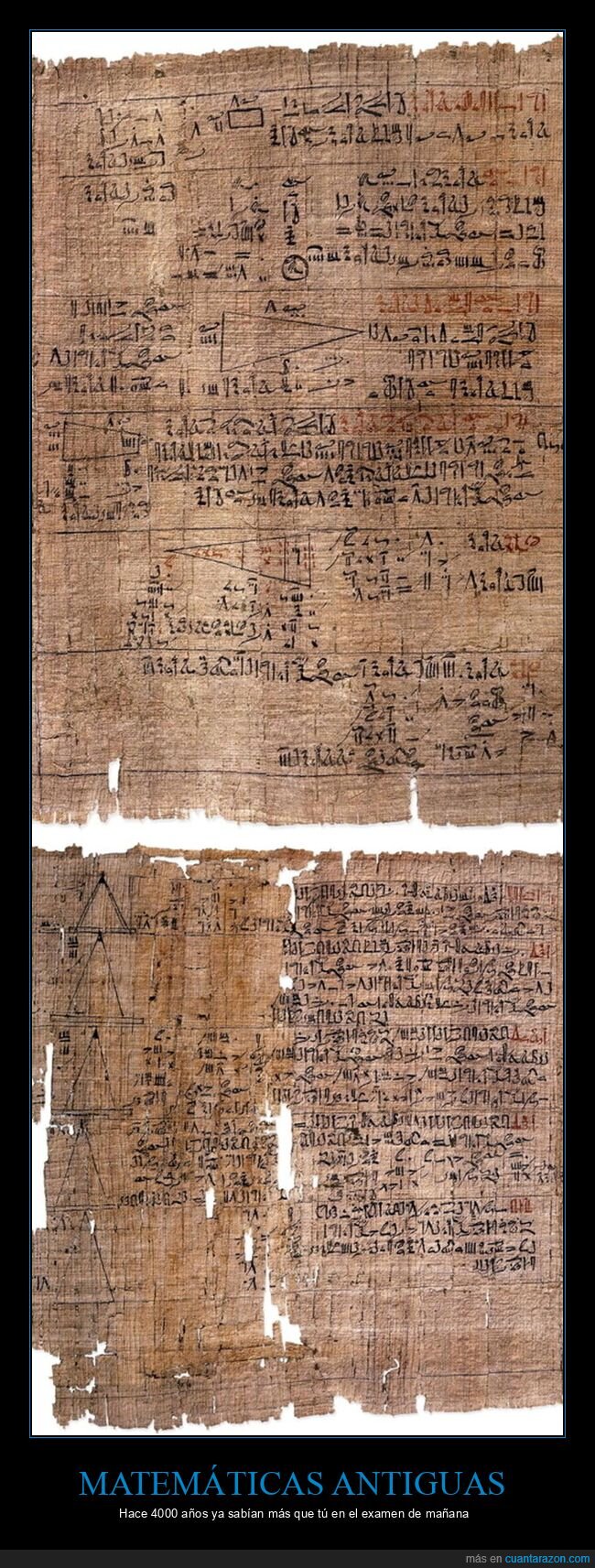 Egipto,matem&aacute;ticas,antig&uuml;edad,fracaso,educaci&oacute;n