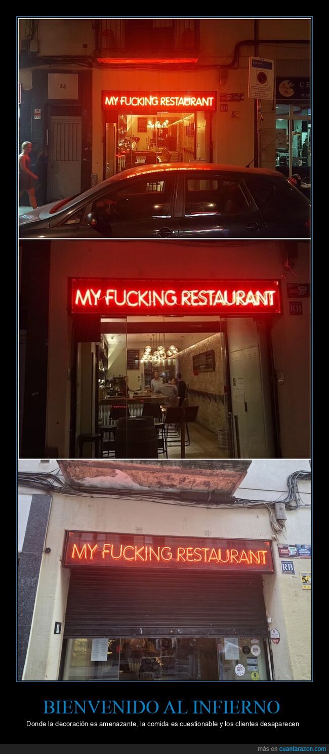 Barcelona,G&oacute;tico,Restaurante,Nombres,Ir&oacute;nico