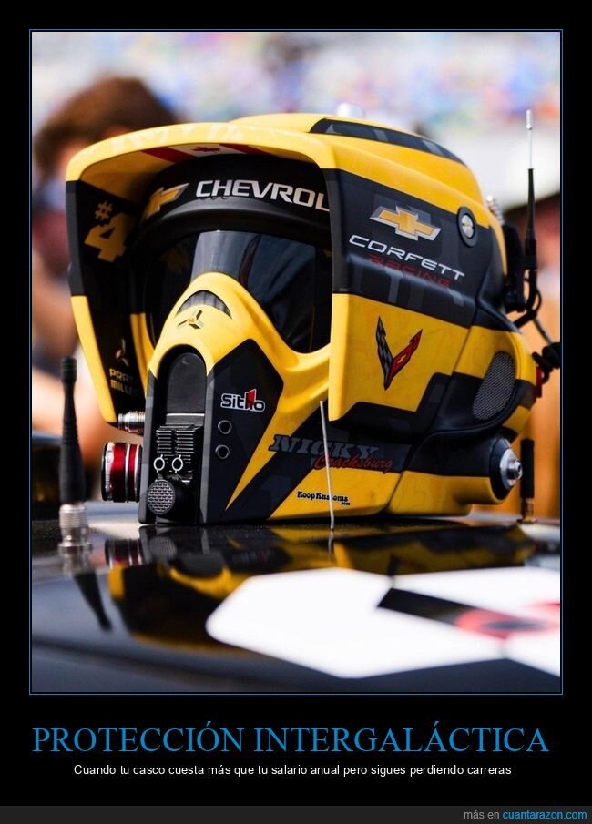 casco,racing,Chevrolet,fracaso,deportemotor