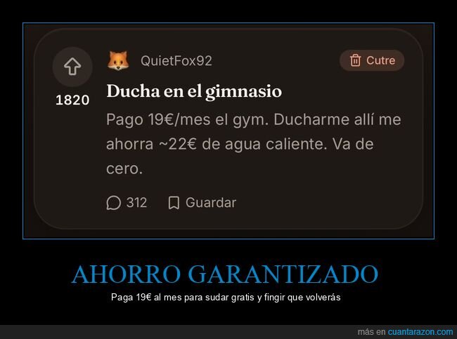gimnasio,ahorro,agua,autoenga&ntilde;o,dinero